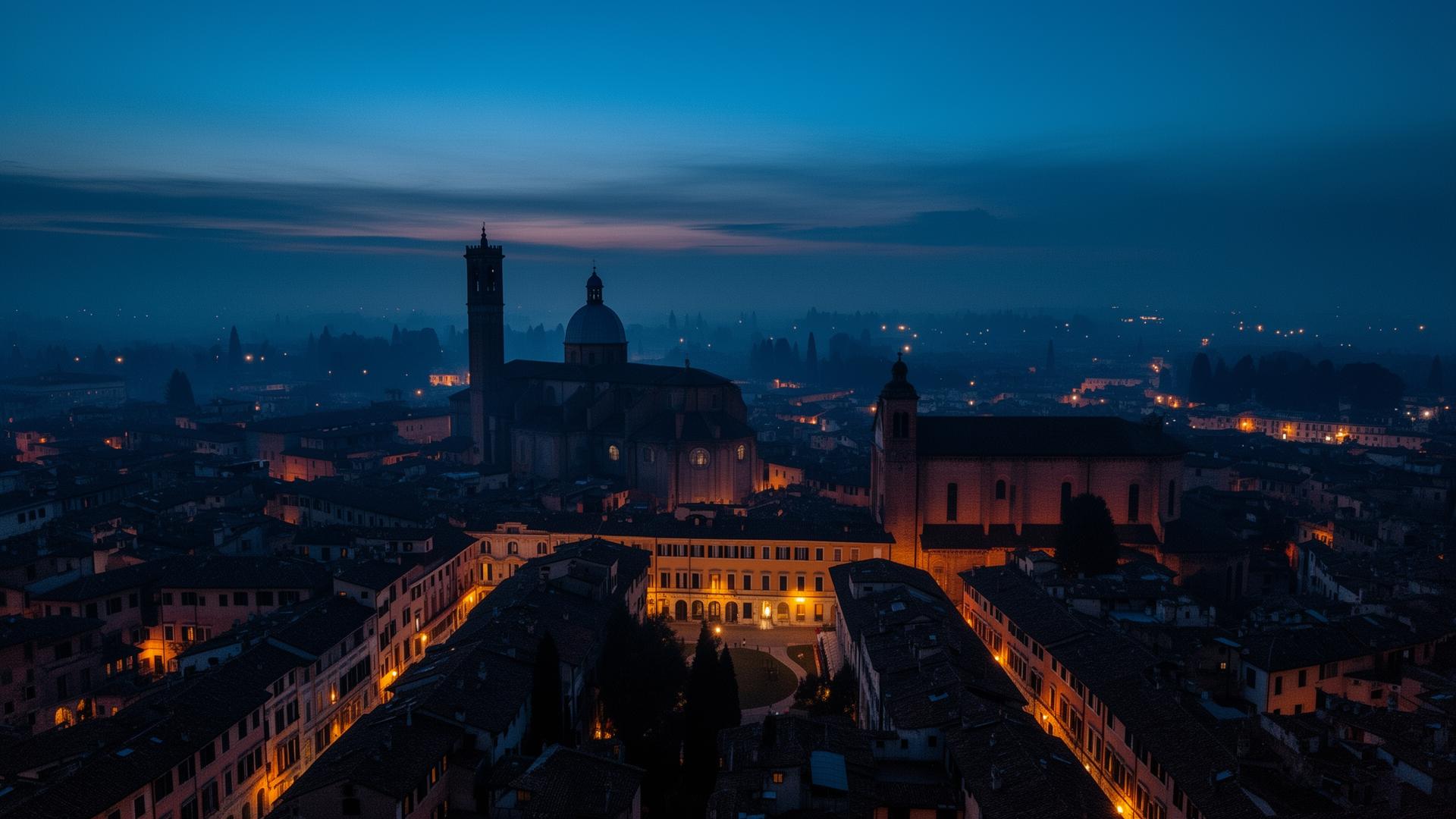 Verona al crepuscolo